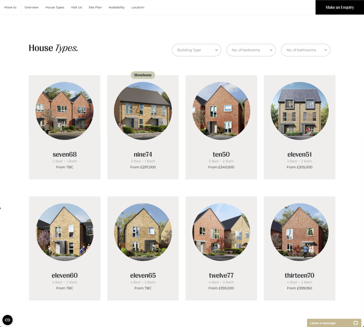 Property website design