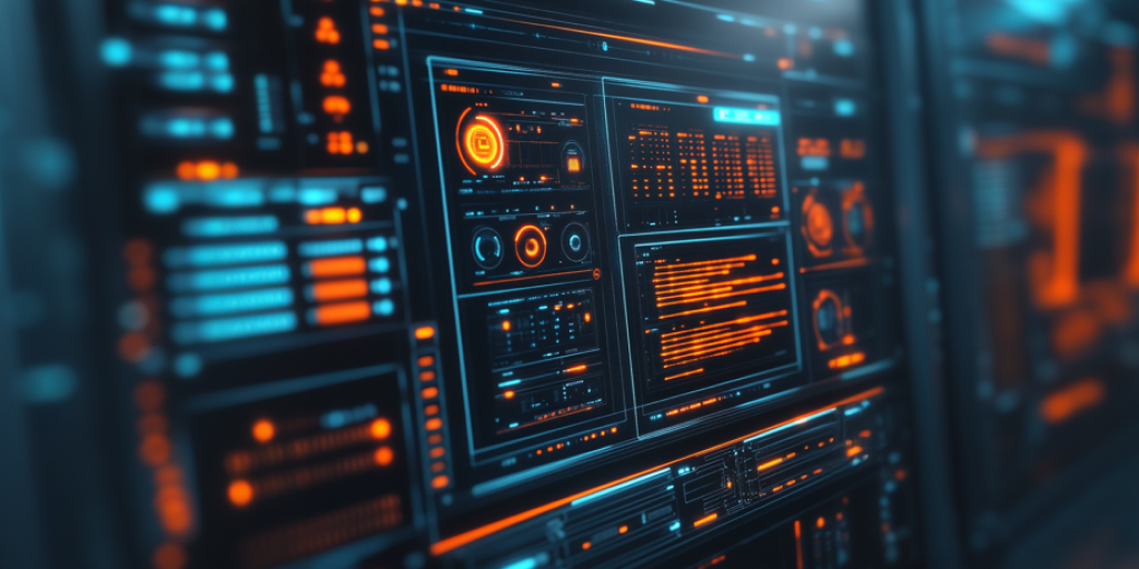 AI image of server dashboard